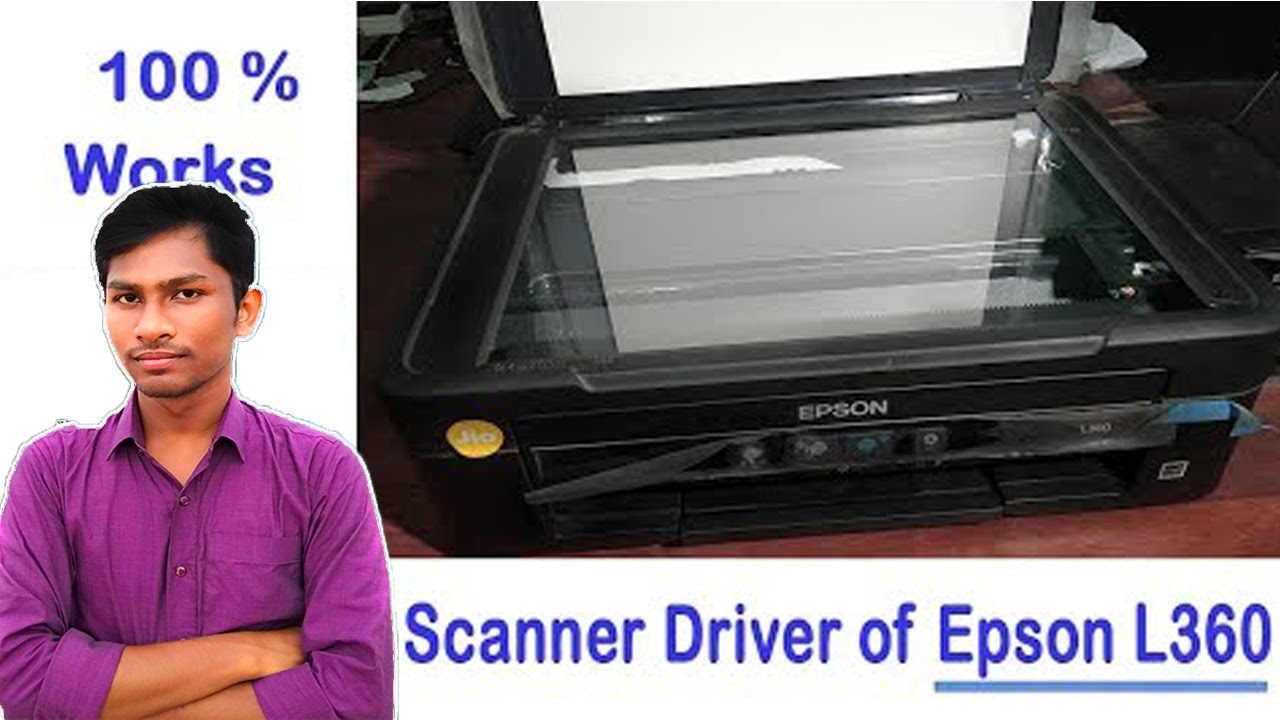 scan epson l360 install